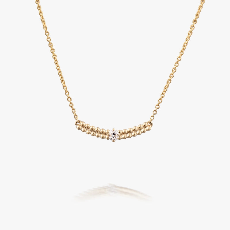 Daniela 14K Solid Gold Diamond Necklace