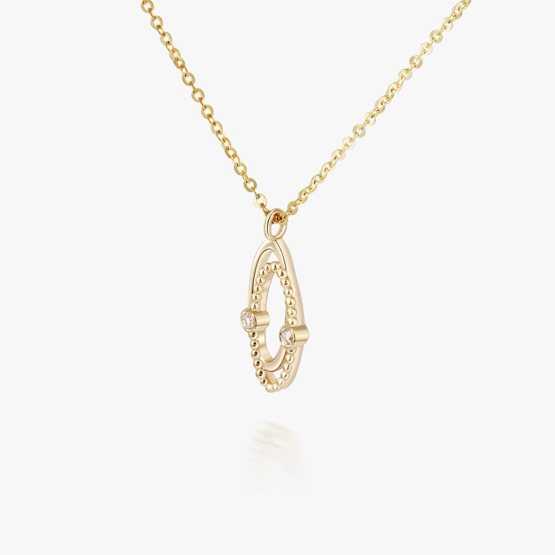 Noa 14K Solid Gold Universe Diamond Necklace