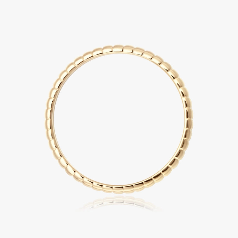 Roselyn 14K Solid Gold Band Ring