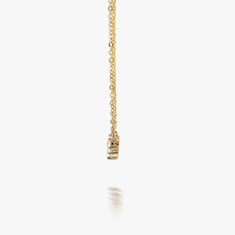 Talia 14K Solid Gold Diamond Necklace